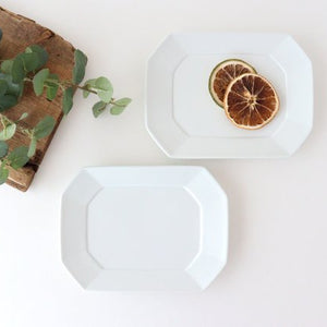 Square plate M white porcelain Hasami ware-Detail9