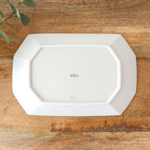 Square plate L white porcelain Hasami ware-Detail5