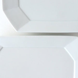 Square plate L white porcelain Hasami ware-Detail8