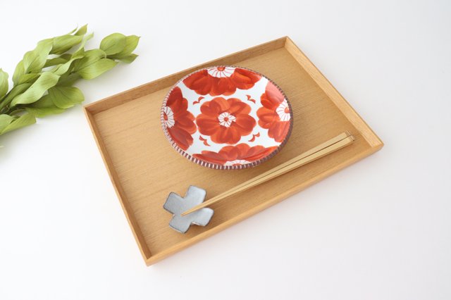 Round Plate Red Sophia Medium | Arita Ware