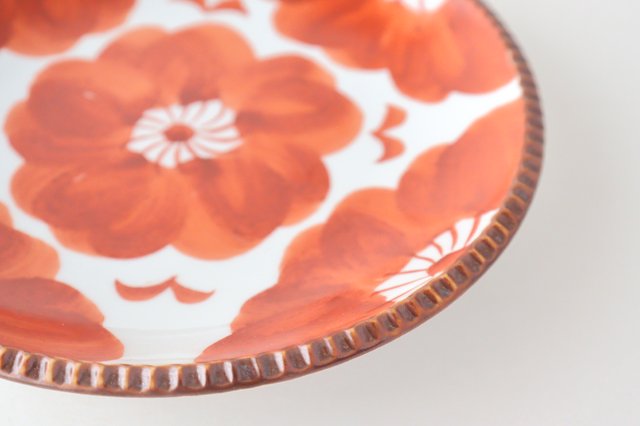 Round Plate Red Sophia Medium | Arita Ware