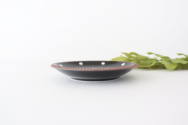 Round Plate PolKa Dot Medium | Arita Ware
