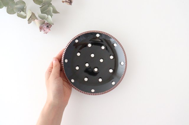 Round Plate PolKa Dot Medium | Arita Ware