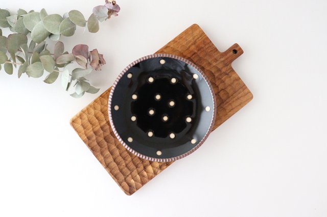 Round Plate PolKa Dot Medium | Arita Ware