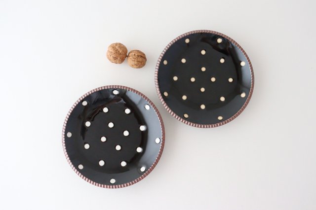 Round Plate PolKa Dot Medium | Arita Ware