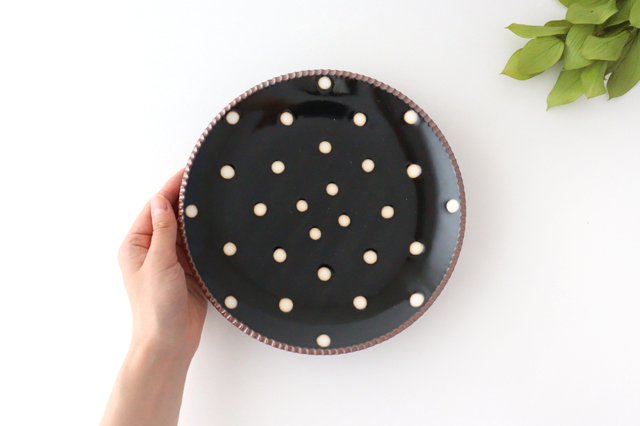 Round Plate PolKa Dot Large | Arita Ware