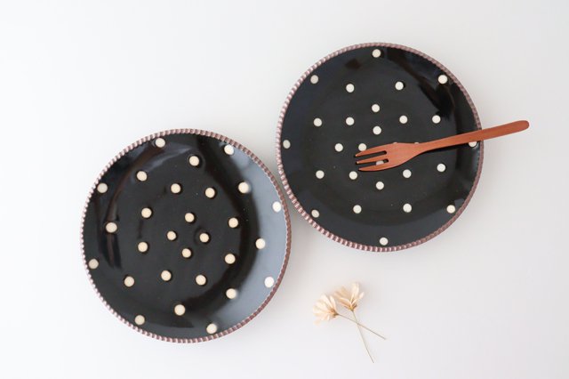 Round Plate PolKa Dot Large | Arita Ware