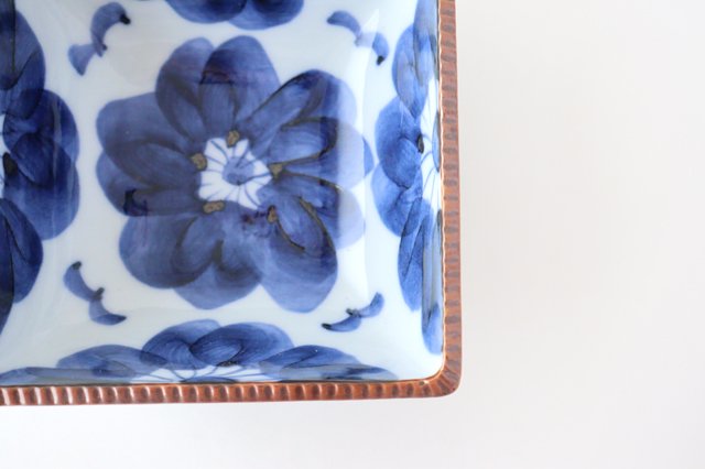 Small Square Bowl Blue Sophia | Kobachi Arita Ware