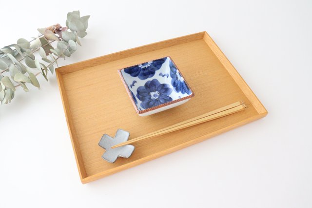Small Square Bowl Blue Sophia | Kobachi Arita Ware