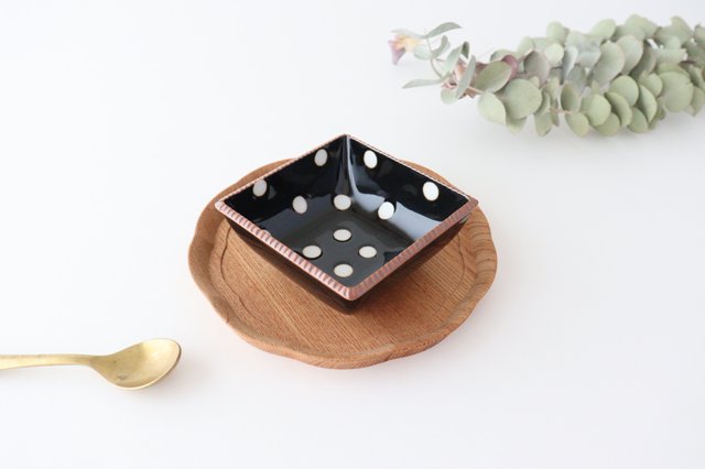 Small Square Bowl PolKa Dot | Kobachi Arita Ware