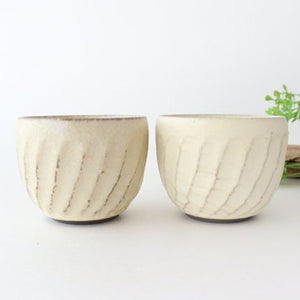 Sucre Japanese Cup Ivory | Yunomi Hasami Ware-Detail2