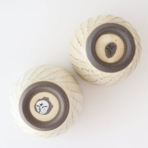 Sucre Japanese Cup Ivory | Yunomi Hasami Ware-Detail14