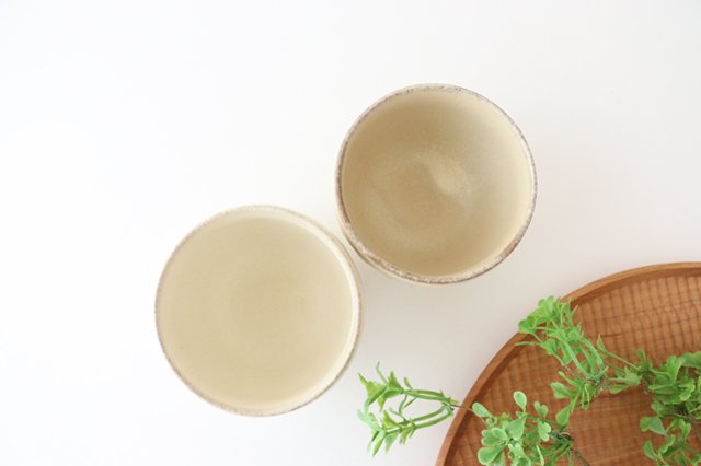 Sucre Japanese Cup Ivory | Yunomi Hasami Ware