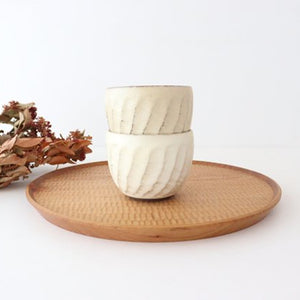 Sucre Japanese Cup Ivory | Yunomi Hasami Ware-Detail5