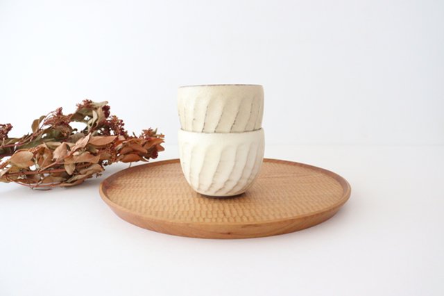 Sucre Japanese Cup Ivory | Yunomi Hasami Ware