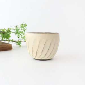 Sucre Japanese Cup Ivory | Yunomi Hasami Ware-Detail7