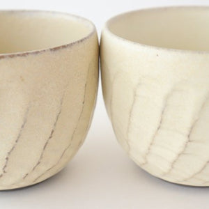 Sucre Japanese Cup Ivory | Yunomi Hasami Ware-Detail8