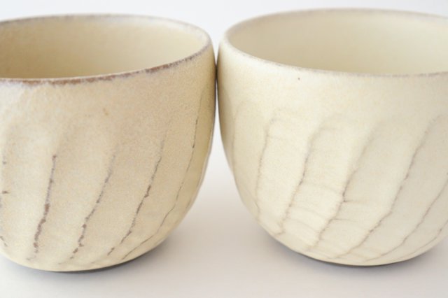 Sucre Japanese Cup Ivory | Yunomi Hasami Ware