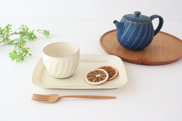 Sucre Japanese Cup Ivory | Yunomi Hasami Ware
