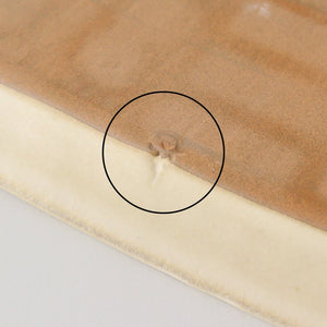 Square plate L ivory pottery Sucre Hasami ware-Detail11