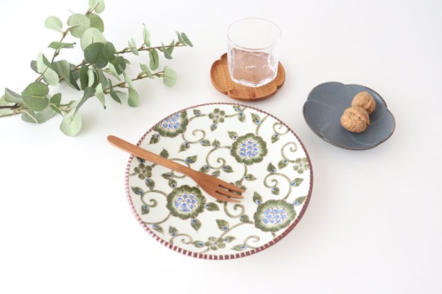 Round Plate Chintz Arabesque Large | Arita Ware