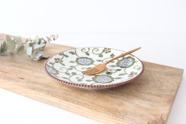 Round Plate Chintz Arabesque Large | Arita Ware