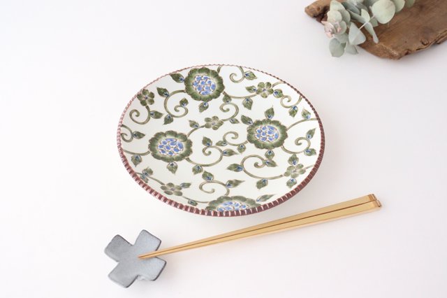 Round Plate Chintz Arabesque Large | Arita Ware