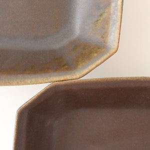 Furutani Seitosho Rust Glaze Octagonal Deep Bowl Small | Serving Bowl-Detail2