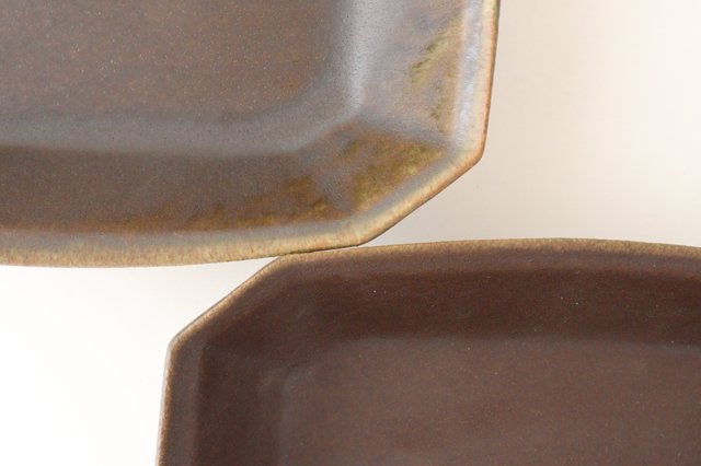Furutani Seitosho Rust Glaze Octagonal Deep Bowl Small | Serving Bowl-Detail2