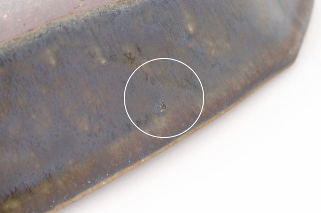 Furutani Seitosho Rust Glaze Octagonal Deep Bowl Small | Serving Bowl-Detail11