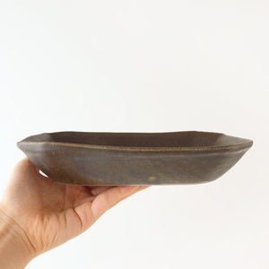 Furutani Seitosho Rust Glaze Octagonal Deep Bowl Small | Serving Bowl-Detail3