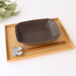 Furutani Seitosho Rust Glaze Octagonal Deep Bowl Small | Serving Bowl-Detail9