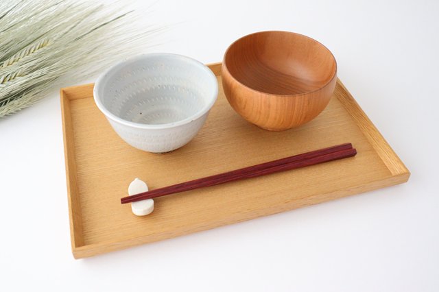 Pentagonal Chopsticks Vermilion 23.0cm /9.05in