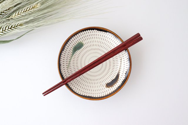 Pentagonal Chopsticks Vermilion 23.0cm /9.05in