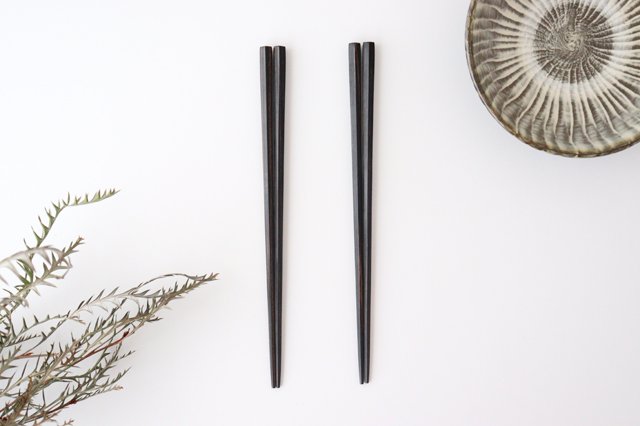Pentagonal Chopsticks Sumi Flavor 23.0cm /9.05in