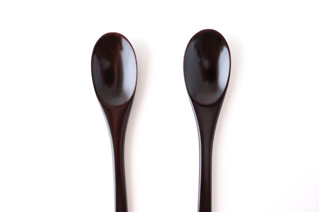 Ishikawa Shippohdo Lacquerware Coffee Spoon Black