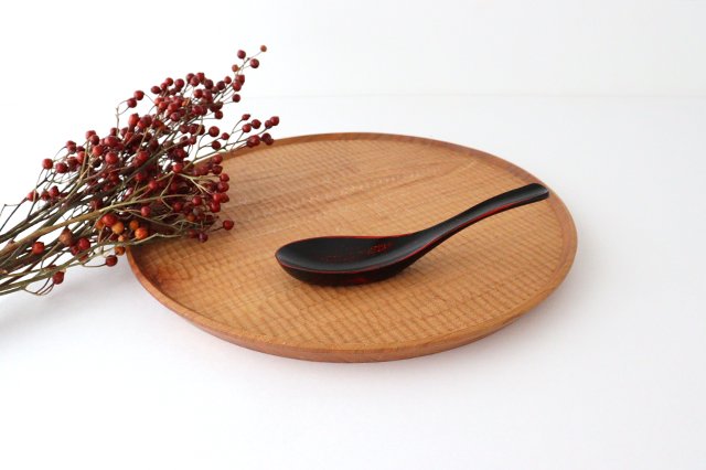 Ishikawa Shippohdo Lacquerware Ramen Spoon Akebono