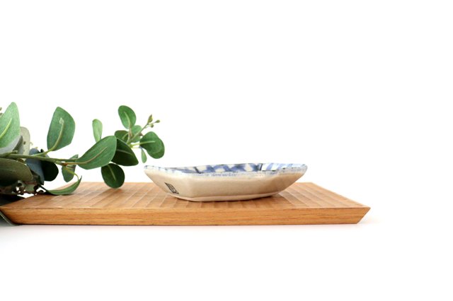 Hexagonal Medium Bowl Semi-porcelain Check | Kobachi Arita Ware