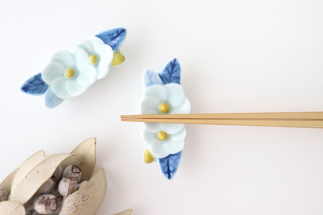 Chopstick Rest Gardenia | Hashioki Arita Ware