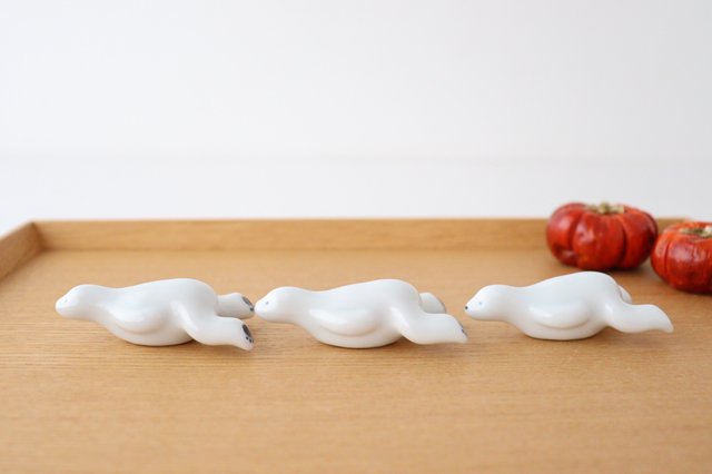 Chopstick Rest Polar Bear | Hashioki Arita Ware