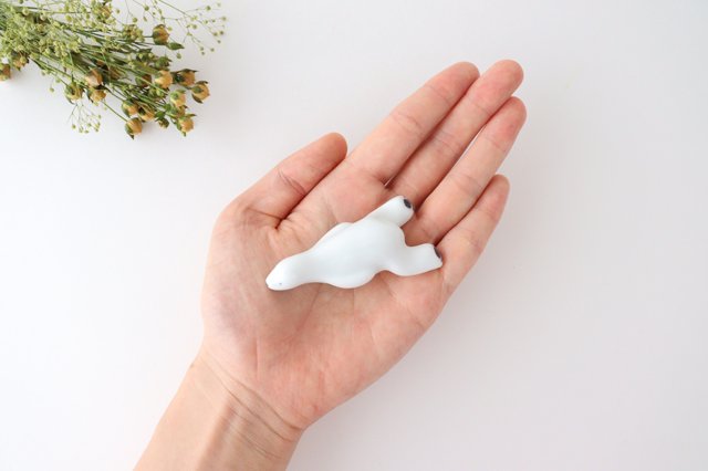 Chopstick Rest Polar Bear | Hashioki Arita Ware