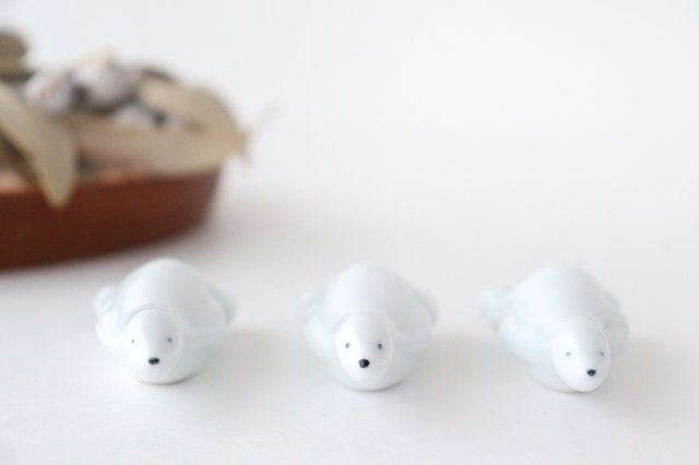 Chopstick Rest Polar Bear | Hashioki Arita Ware