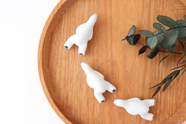 Chopstick Rest Polar Bear | Hashioki Arita Ware