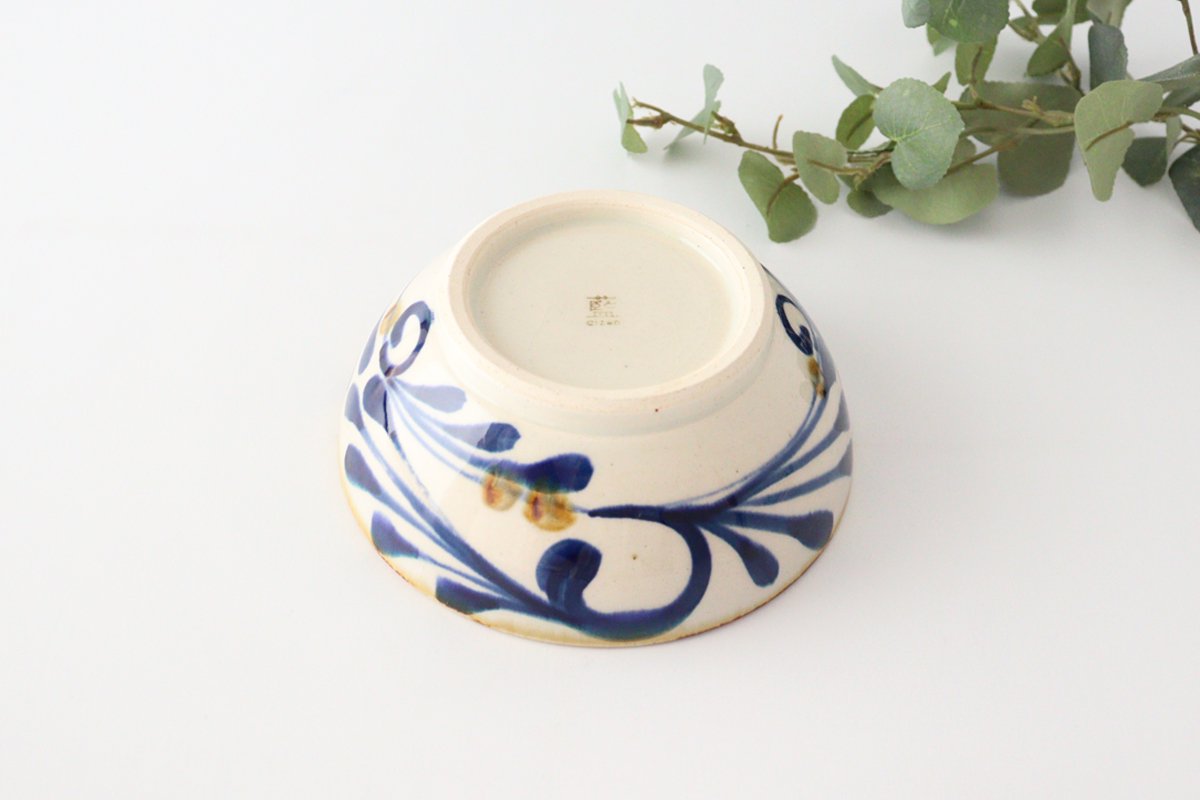 Flat Bowl Arabesque Indigo | Serving Bowl Hasami Ware