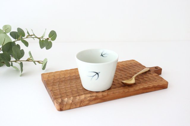 Soba choko swallow porcelain Arita ware