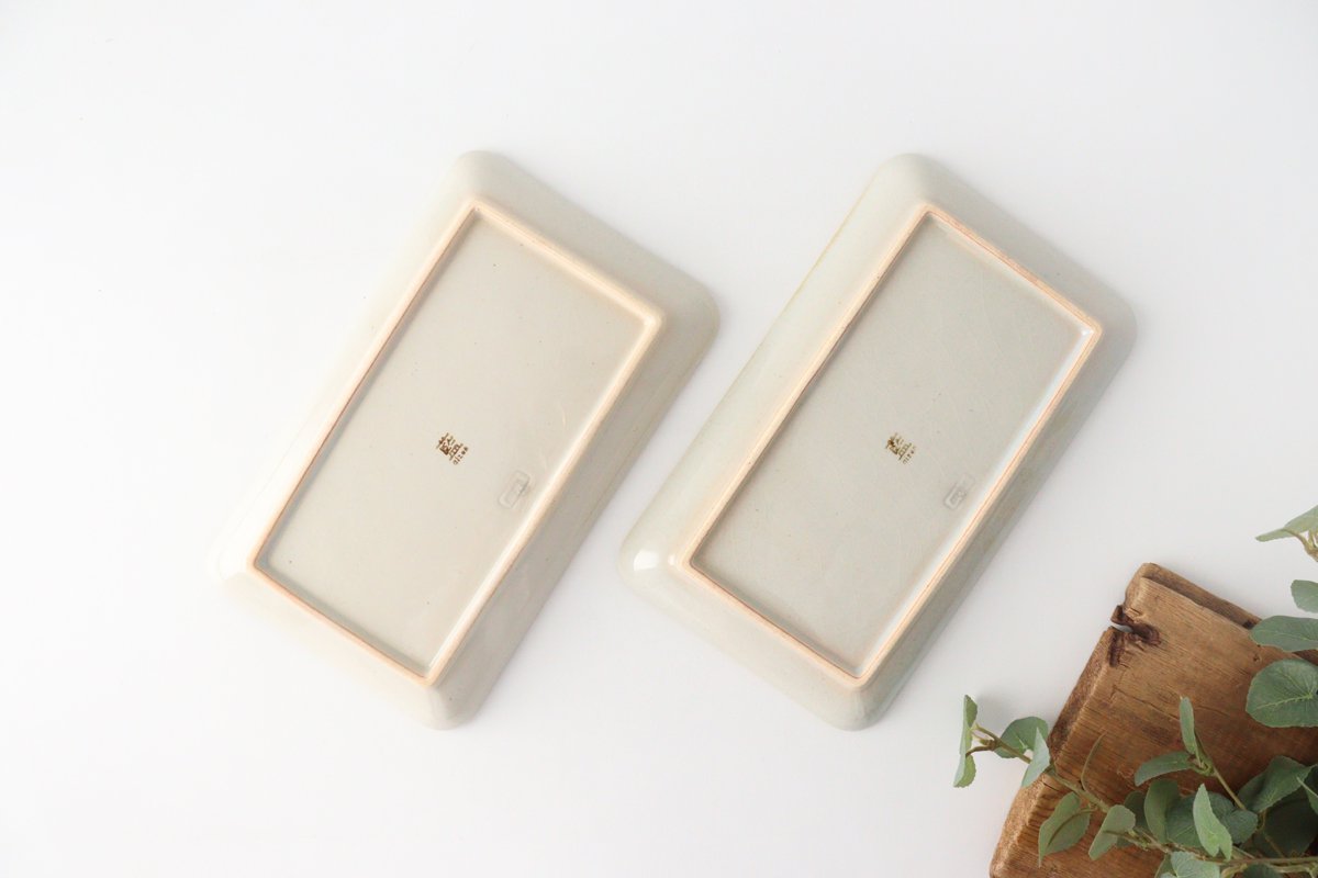 Rectangle Plate Round-row Indigo | Sushi Plate Hasami Ware-Detail4