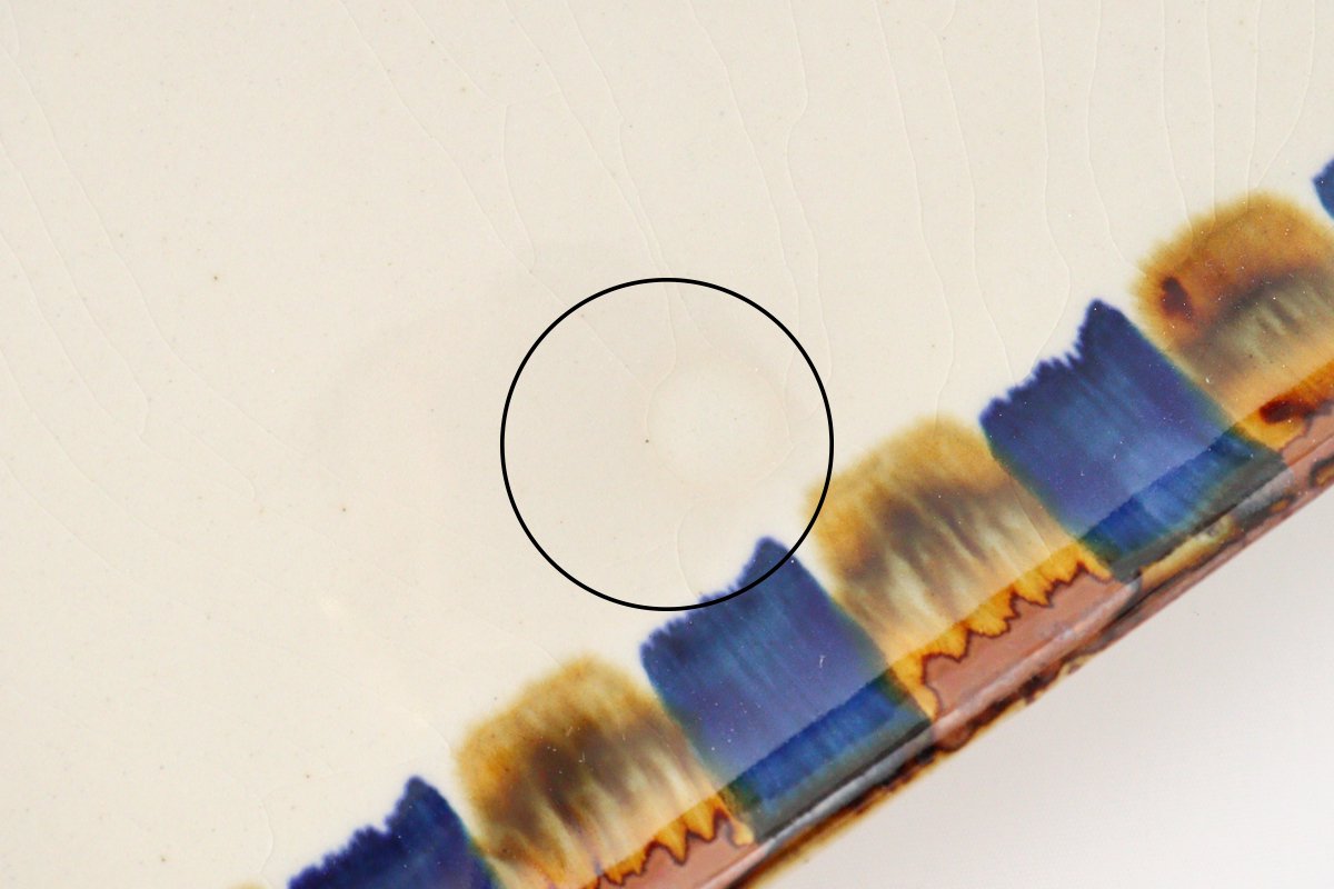 Rectangle Plate Two-color Stripes | Sushi Plate Hasami Ware-Detail12