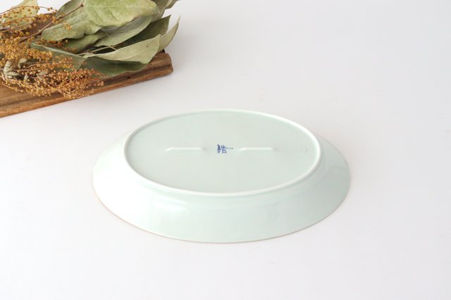 Koyo Kiln LEAVES Oval Plate Shinogi L | Arita Ware