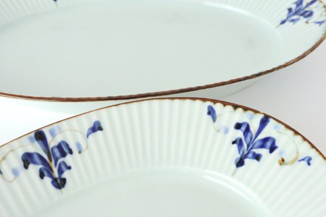 Koyo Kiln LEAVES Oval Plate Shinogi L | Arita Ware