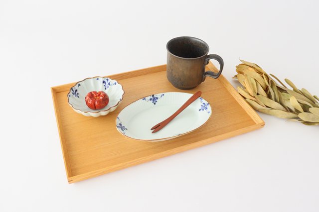 Koyo Kiln LEAVES Oval Plate Shinogi M | Arita Ware-Detail11